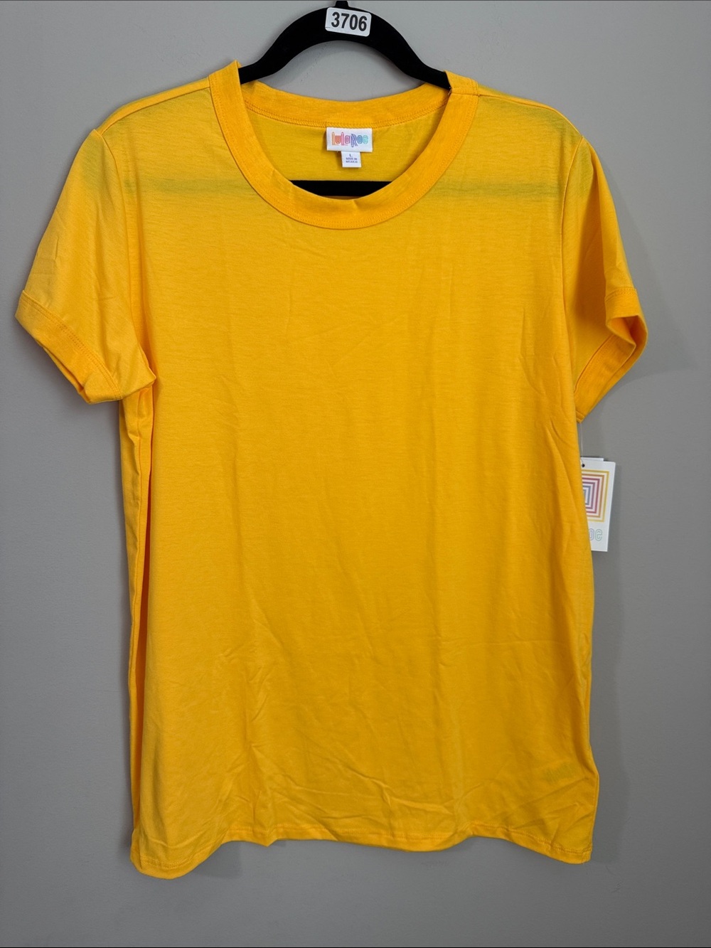 LuLaRoe Sunny Yellow Short Sleeve Tee